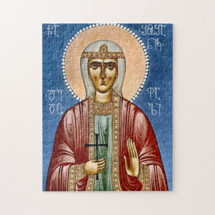 Holy Martyr Queen Shushanika Orthodox Icon Jigsaw Puzzle