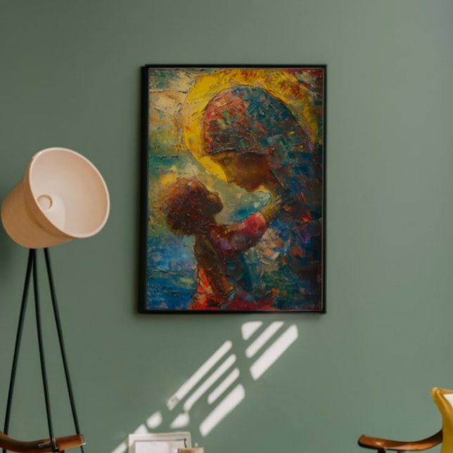 Holy Mary and Jesus Expressionism Photo Print (Creator Uploaded)