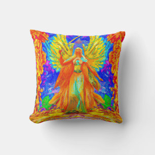 Holy mother archangel guarding eden poster T-Shirt Cushion