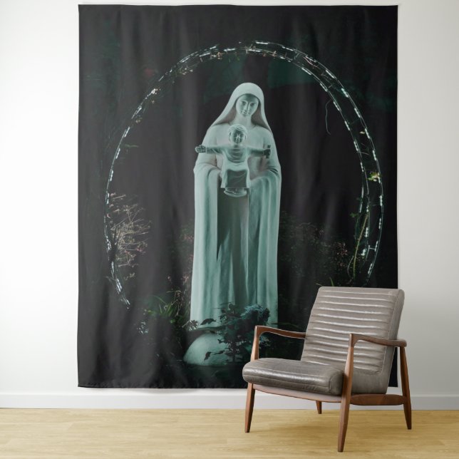 Holy Mother Mary and Baby Jesus Christian Tapestry (In Situ)