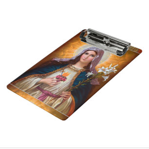 Holy Mother Mary Immaculate heart,St Mary,Catholic Mini Clipboard