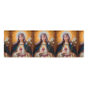 Holy Mother Mary Immaculate heart,St Mary,Catholic Name Tag