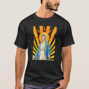 Holy Mother Mary Mother of Jesus Vintage Catholic T-Shirt