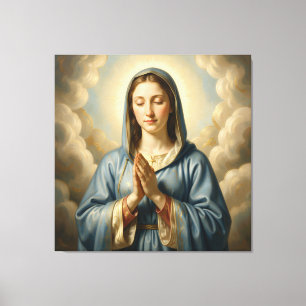 Holy Mother of God - Divine Love & Protection Canvas Print
