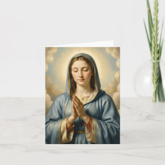 Holy Mother of God - Divine Love & Protection Holiday Card