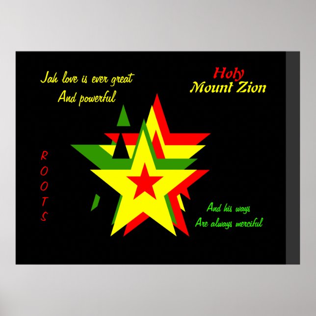 Holy mount zion poster (Front)
