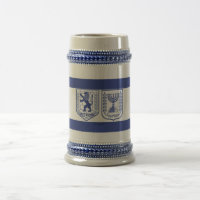 Holy Nation Israel Flag Glass Mug