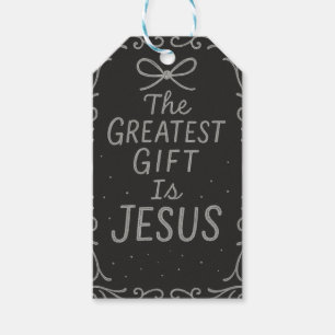 Holy Nativity Chalkboard Hand-Drawn Christmas Gift Tags