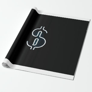 Holy neon dollar wrapping paper