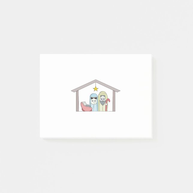 Holy Night Nativity Post-it Notes (Front)