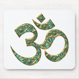 Holy OM (AUM - I BIN) - Spiritual symbol Mouse Pad