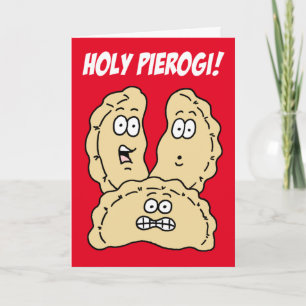 Holy Pierogi You're 75! 75th Birthday Card