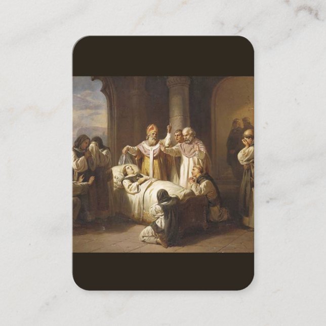 Holy Prayer for the Dying Prayer Card (Front)