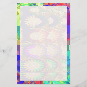 Holy Purple CRYSTAL Set Contrast Pattern Stationery