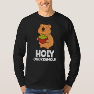 Holy Quokkamole Avocado Quokka Vegan Guacamole Quo T-Shirt