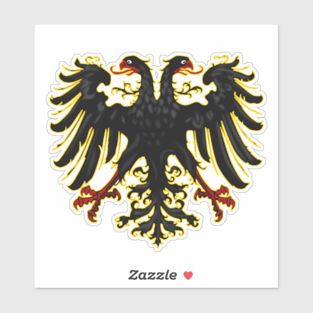 Holy Roman Empire Custom-Cut Vinyl Sticker (Sheet)