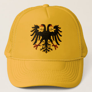 Holy Roman Empire Emblem on Yellow Trucker Hat