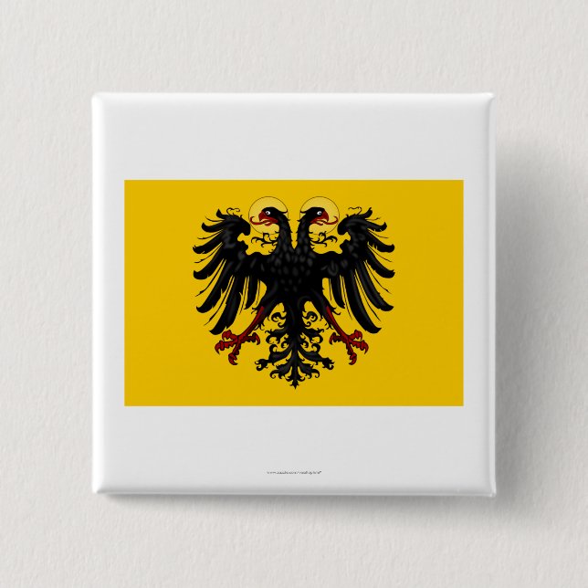 Holy Roman Empire Flag 15 Cm Square Badge (Front)