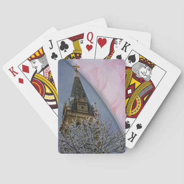 Holy Rose Playing Cards (Back)
