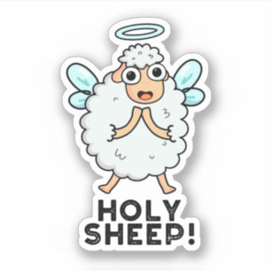 Holy Sheep Funny Animal Pun