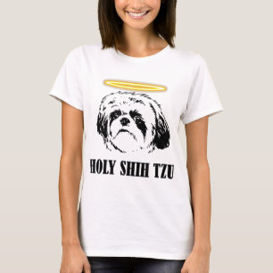 Holy Shih Tzu - Cute Animal Pet Paw Dog Lover T-Shirt