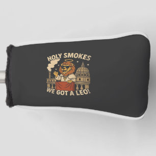 Holy Smoke Pope Leo XIV Christian Church  Golf Head Cover