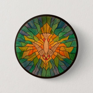 Holy Spirit 01 z-1 HS 6 Cm Round Badge