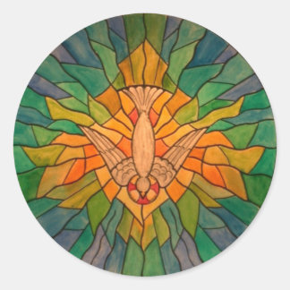 Holy Spirit 01 z-1 HS Classic Round Sticker