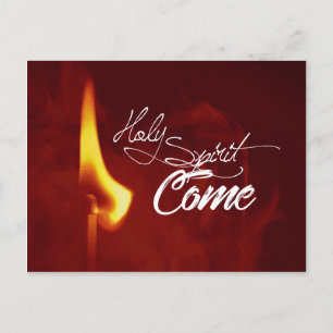 Holy Spirit Come Postcard