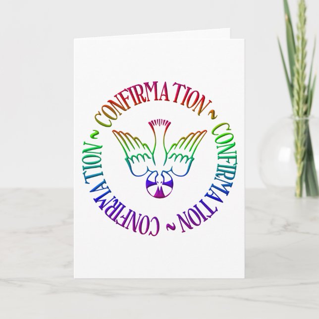 Holy Spirit - Confirmation Card (Front)