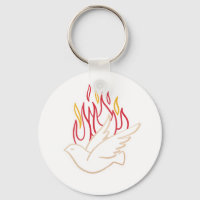 Holy Spirit -  Dove and Flames Illustration 