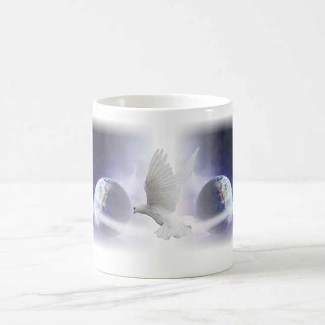 Holy Spirit Dove Art Bible Mug (Center)