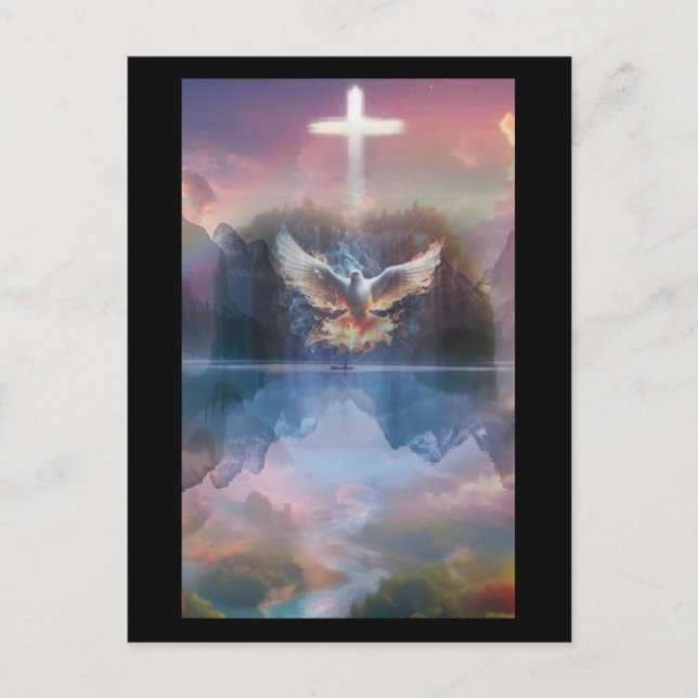 Holy Spirit Dove Postcard (Front)
