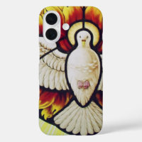 Holy Spirit dove stained glass