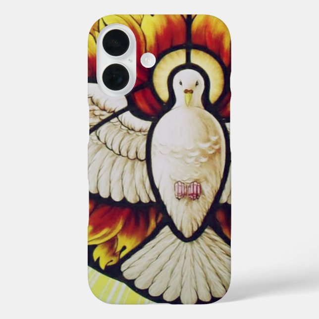 Holy Spirit dove stained glass Case-Mate iPhone Case (Back)