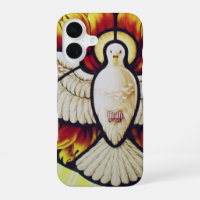 Holy Spirit dove stained glass