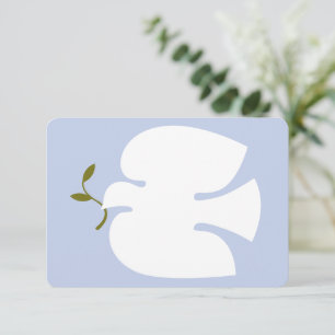 Holy Spirit Dove Wedding Details Enclosure Card