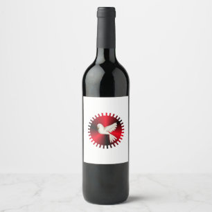 Holy Spirit Dove Wine Label