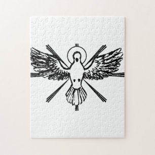 Holy Spirit in form of dove Jigsaw Puzzle