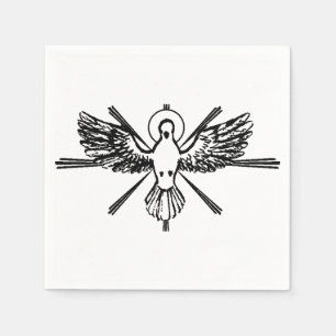 Holy Spirit in form of dove Napkin