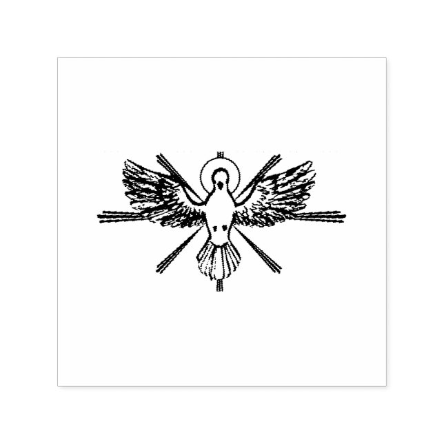Holy Spirit in form of dove Self-inking Stamp (Design)