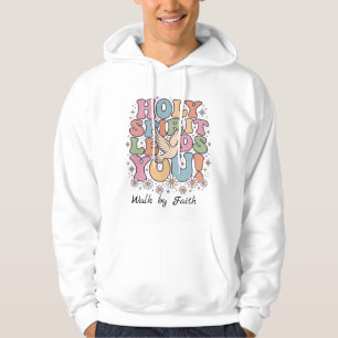 Holy Spirit Leads You Retro Christian Typography A Hoodie
