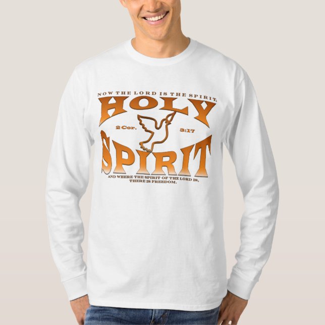 Holy Spirit Orange T-Shirt (Front)