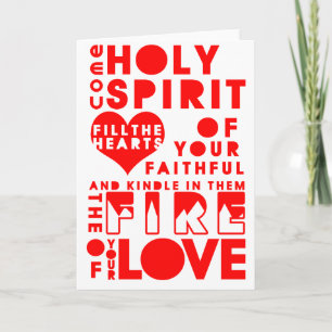 Holy Spirit Prayer Card