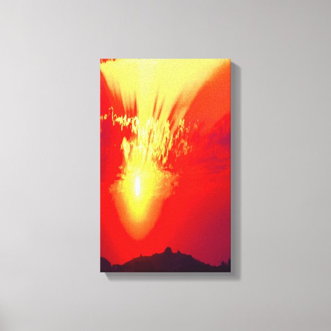 Holy Sunset art Canvas Print (Front)