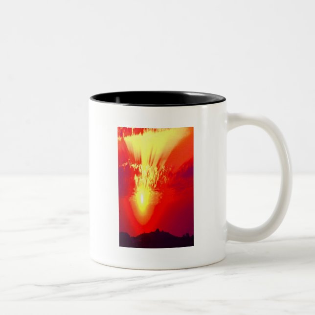 HOLY SUNSET Two-Tone COFFEE MUG (Right)