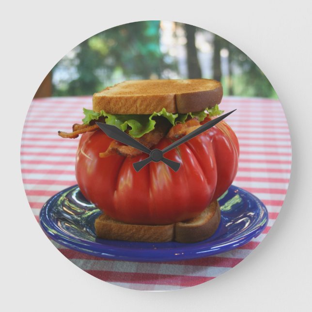 Holy Tomato! Large Clock (Front)