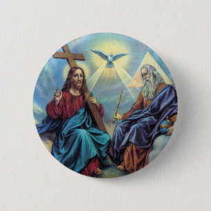 Holy Trinity 6 Cm Round Badge
