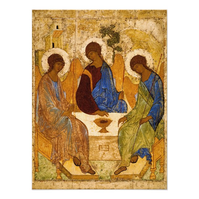 Holy Trinity by Andrey Rublev Photo Print (Front)