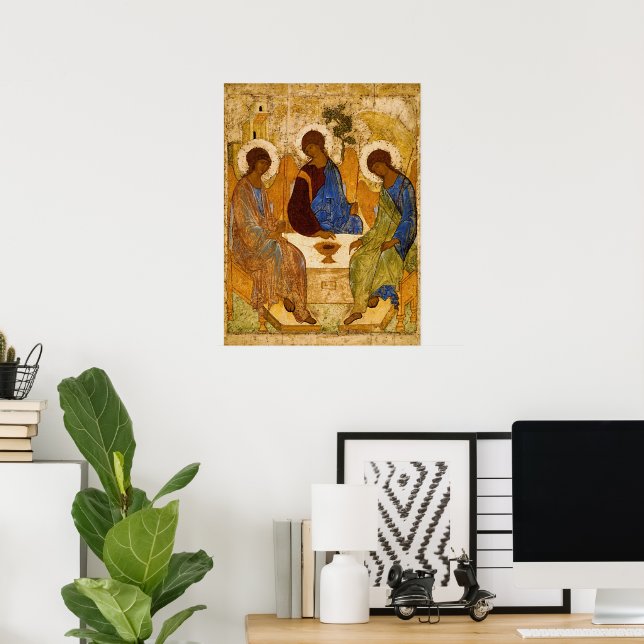 Holy Trinity by Andrey Rublev Poster (Home Office)